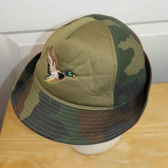 Vintage Winchester Jones Style Bucket Hat Insulated Bowhunting Camo Size XL - Picture 2 of 4